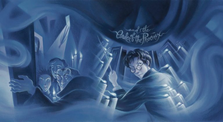 Harry Potter and the Order of the Phoenix Book Cover Full