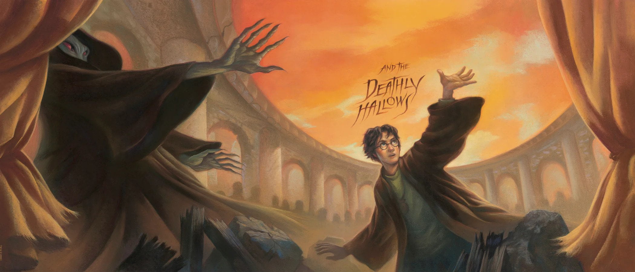 into the deathly hallows harry potter book 7 announcement