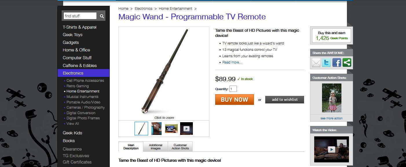 swish and click magic wand programmable tv remote
