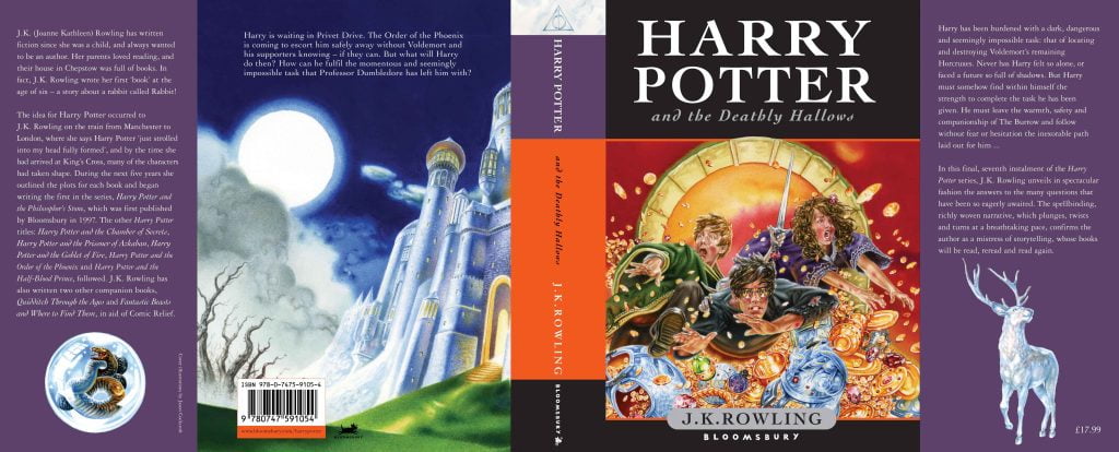 Harry Potter and the Deathly Hallows UK Children's Cover