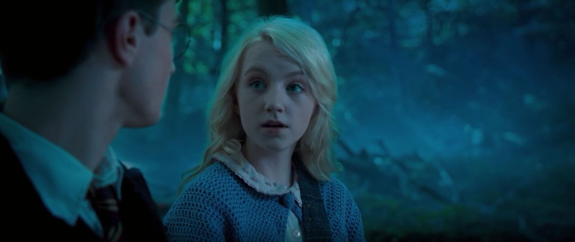 evanna lynch spends an hour with j.k. on the set