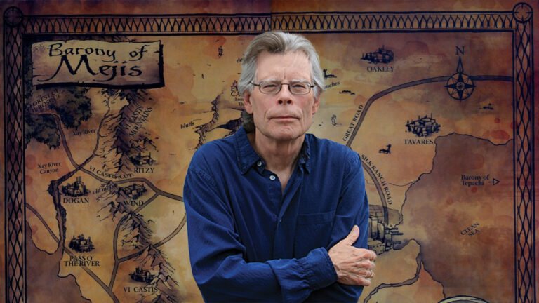 stephen king on map of mejis dark tower