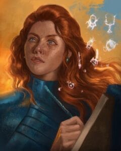 shallan surrounded by creation spren caio santos cosmere stormlight archive